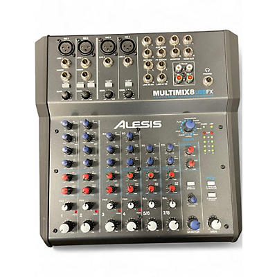 Used Alesis MultiMix 8 USB 8-Channel Unpowered Mixer