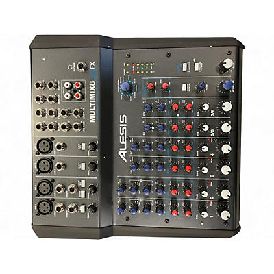 Used Alesis MultiMix 8 USB 8-Channel Unpowered Mixer