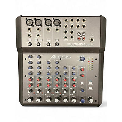 Used Alesis MultiMix 8 USB 8-Channel Unpowered Mixer