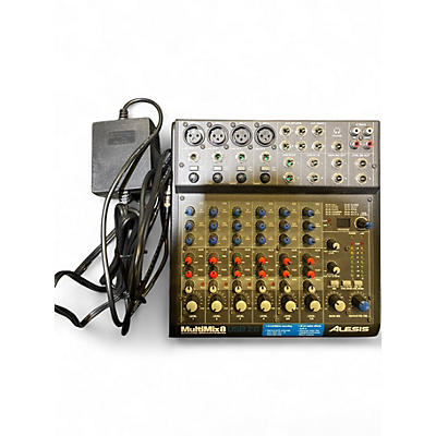 Used Alesis MultiMix 8 USB 8-Channel Unpowered Mixer