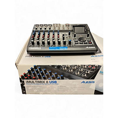 Used Alesis MultiMix 8 USB 8-Channel Unpowered Mixer