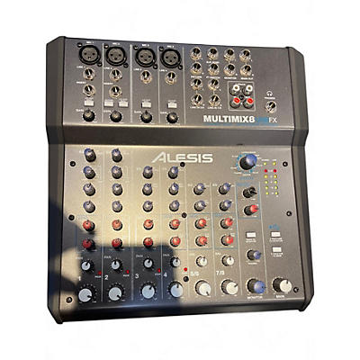 Used Alesis MultiMix 8 USB 8-Channel Unpowered Mixer