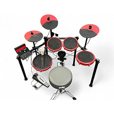 Used Alesis NITRO MAX RED Electric Drum Set