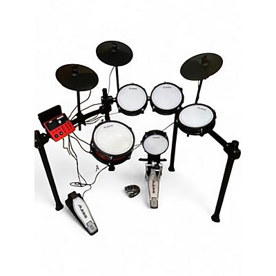 Used Alesis NITRO PRO 8 PIECE ELECTRONNIC DRUM KIT Electric Drum Set