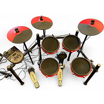 Used Alesis Nitro Mesh Special Edition Red Electric Drum Set