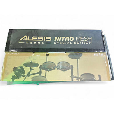 Used Alesis Nitro Mesh Special Edition SPCEDXUS with Expansion Pack Electric Drum Set