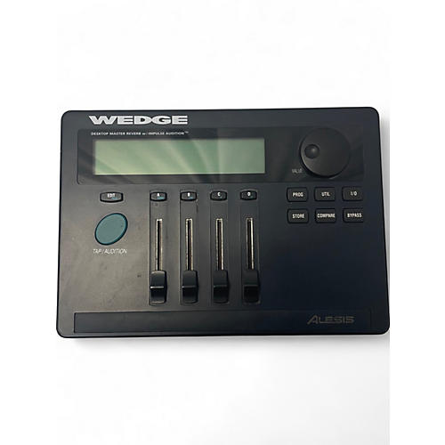 Used Alesis Wedge Desktop Master Reverb w/ Impulse Action Effects Processor