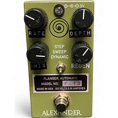 Used Alexander F.13 Flanger Effect Pedal