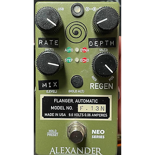 Alexander Used Alexander F13N Automatic Flanger Effect Pedal