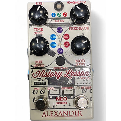 Used Alexander HISTORY LESSON VOL 3 Effect Pedal