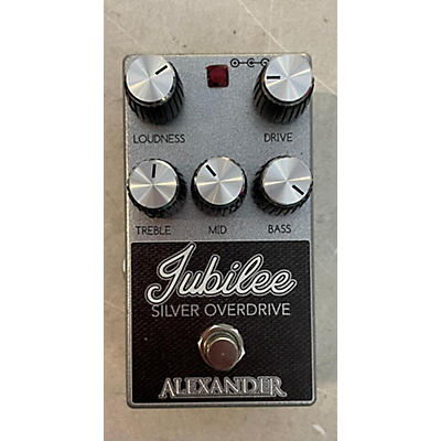 Used Alexander Jubilee Silver Overdrive Effect Pedal
