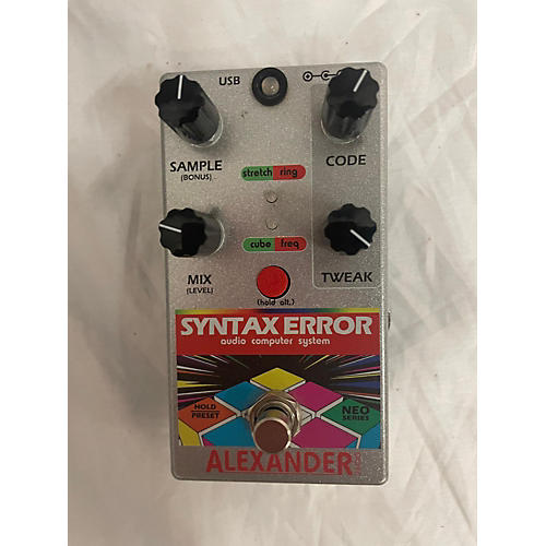 Alexander Used Alexander Syntax Error Effect Pedal