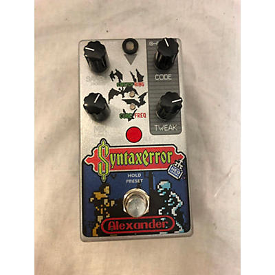 Used Alexander Syntax Error Limited Castlevania Effect Pedal