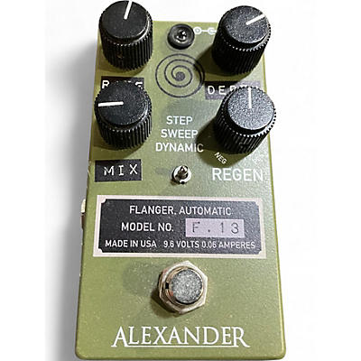 Used Alexander flanger automatic f13 Effect Pedal