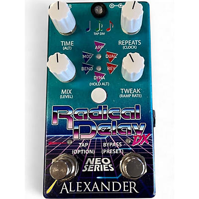 Used Alexander radical delay dx Effect Pedal