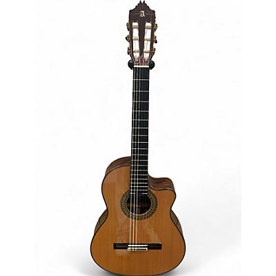 Used Alhambra 9 P CW E8 Natural Classical Acoustic Electric Guitar
