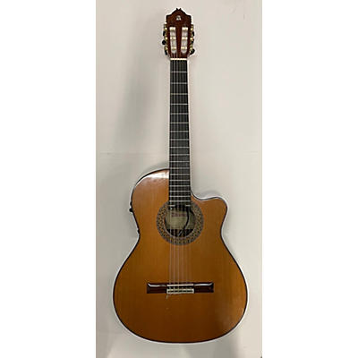 Alhambra Used Alhambra 9PCWE5 Natural Classical Acoustic Electric Guitar