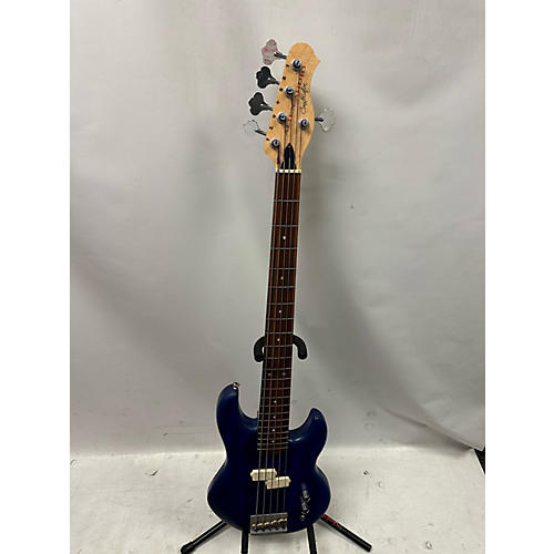 Alien Audio Used Alien Audio Constellation 5 String Blue Electric Bass Guitar Blue