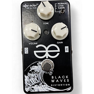 Used Allen Eden BLACK WAVES Effect Pedal