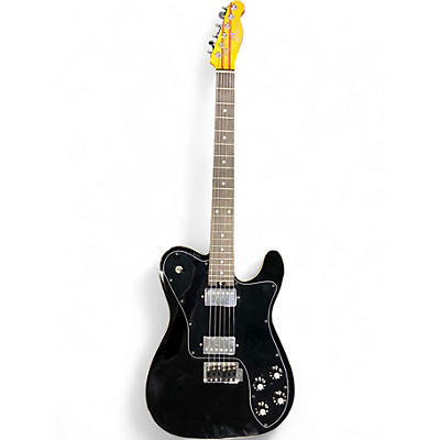 Used Allen Eden TELECASTER Black Solid Body Electric Guitar