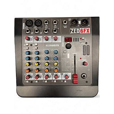 Used Allen & Heath ZED-6FX Unpowered Mixer