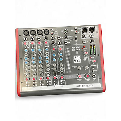 Used Allen & Heath ZED10 USB Unpowered Mixer
