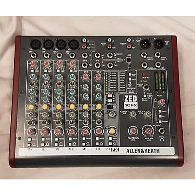 Used Allen & Heath ZED10FX Unpowered Mixer