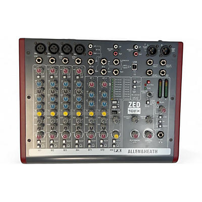 Used Allen & Heath ZED10FX Unpowered Mixer