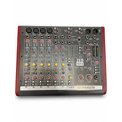 Used Allen & Heath ZED10FX Unpowered Mixer