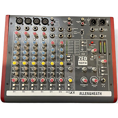 Used Allen & Heath ZED10FX Unpowered Mixer