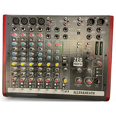 Used Allen & Heath ZED10FX Unpowered Mixer