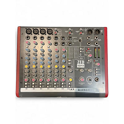 Used Allen & Heath ZED10FX Unpowered Mixer