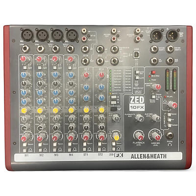 Used Allen & Heath ZED10FX Unpowered Mixer