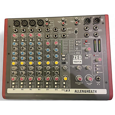 Used Allen & Heath ZED10FX Unpowered Mixer