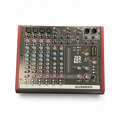 Used Allen & Heath ZED10FX Unpowered Mixer