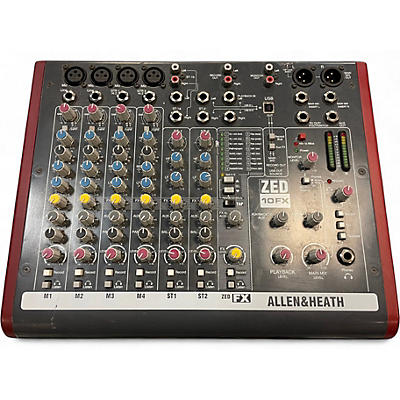 Used Allen & Heath ZED10FX Unpowered Mixer