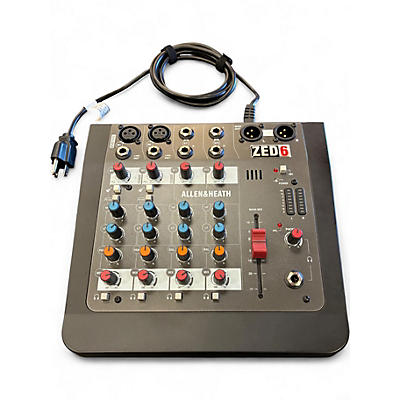 Used Allen & Heath ZED6010FX Unpowered Mixer