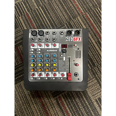 Allen & Heath Used Allen & Heath ZED6FX Line Mixer