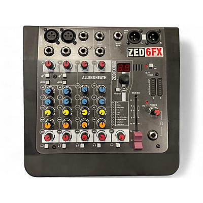 Used Allen & Heath ZED6FX Unpowered Mixer