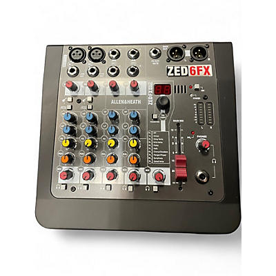 Used Allen & Heath ZED6FX Unpowered Mixer