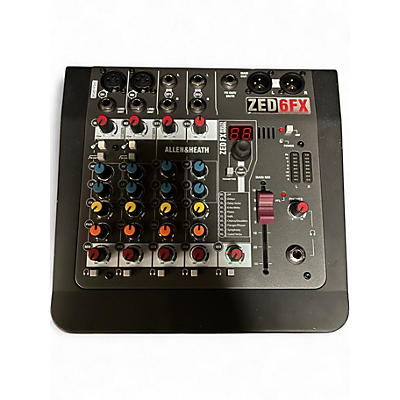 Used Allen & Heath ZED6FX Unpowered Mixer