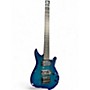 Used Alp LEAF Blue Solid Body Electric Guitar Blue