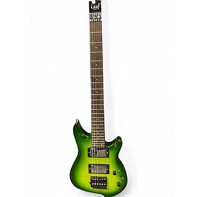Used Alp LEAF EMERALD GREEN BURST Electric Guitar