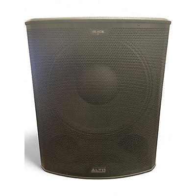 Used Alto Black 18in Active Subwoofer 2400W Powered Subwoofer