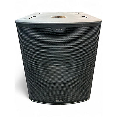Used Alto Black 18in Active Subwoofer 2400W Powered Subwoofer