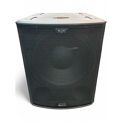 Used Alto Black 18in Active Subwoofer 2400W Powered Subwoofer