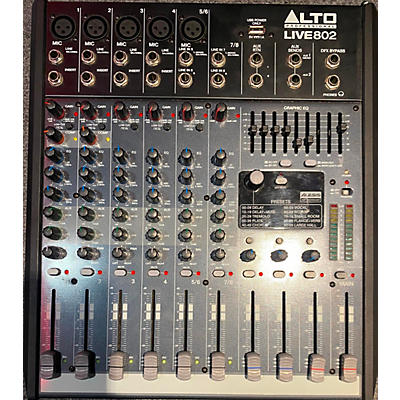 Alto Used Alto Live802 Unpowered Mixer