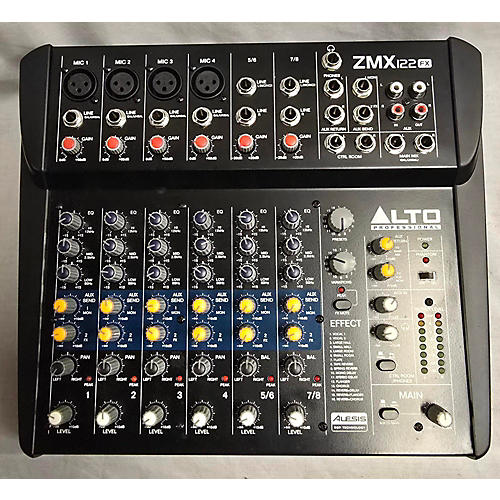 Alto Used Alto ZMX122FX 8-Channel Unpowered Mixer