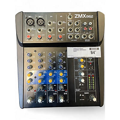 Used Alto ZMX862 6-Channel Unpowered Mixer