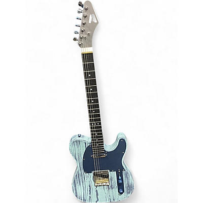 Used Aluminati AURORA SANDBLASTED BLUE Solid Body Electric Guitar